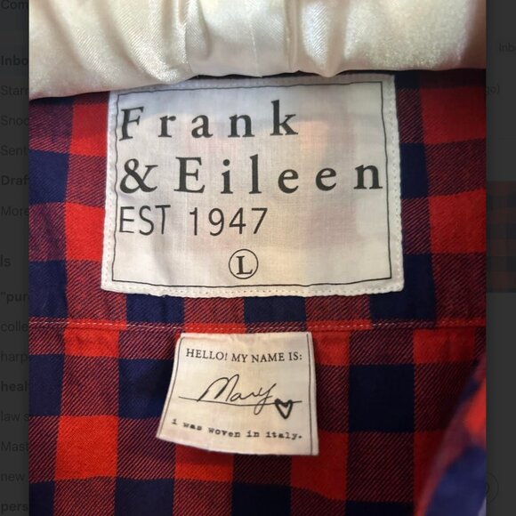 Frank and Eileen Mary Shirtdress, size large - Picture 2 of 3